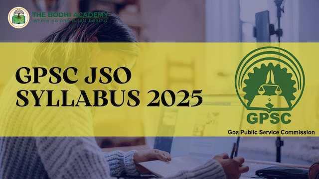 GPSC JSO Syllabus - Topic-Wise Weightage