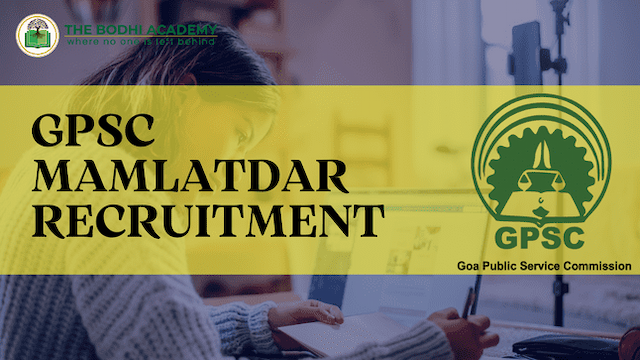 GPSC Mamlatdar Recruitment - 03 Vacancies Announced